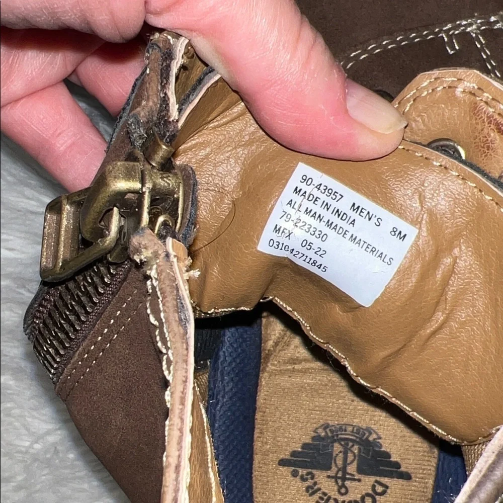 Dockers Dark Brown Lace-Up Boots 8